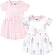 Hudson Baby Cozy Stylish All-Season Baby Dress 2Pk