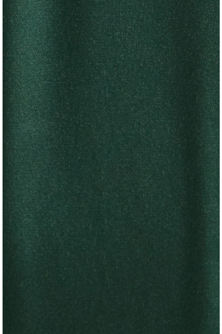 Jeri Satin & Lace Underwire Teddy, Alternate, color, HUNTER GREEN/ BLACK