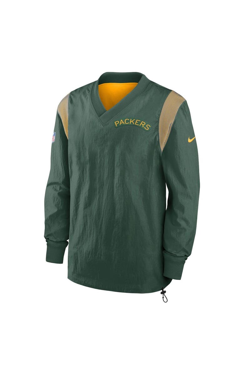 Nike Men's Nike Green Green Bay Packers Sideline Team ID Reversible Pullover Windshirt, Alternate, color, Green