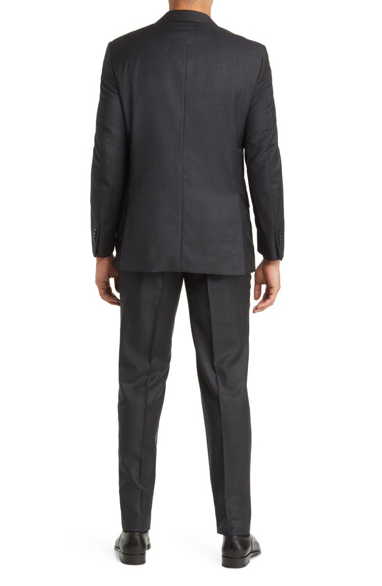 Peter Millar Tailored Fit Plaid Wool Suit, Alternate, color,