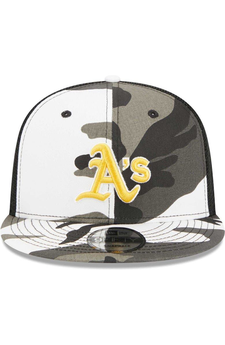 New Era Men's New Era Camo Oakland Athletics Urban Camo Trucker 9FIFTY Snapback Hat, Alternate, color, Camo
