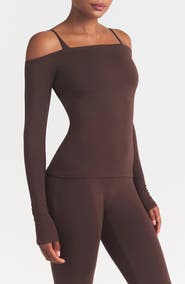 SKIMS Smooth Layers Off the Shoulder Top