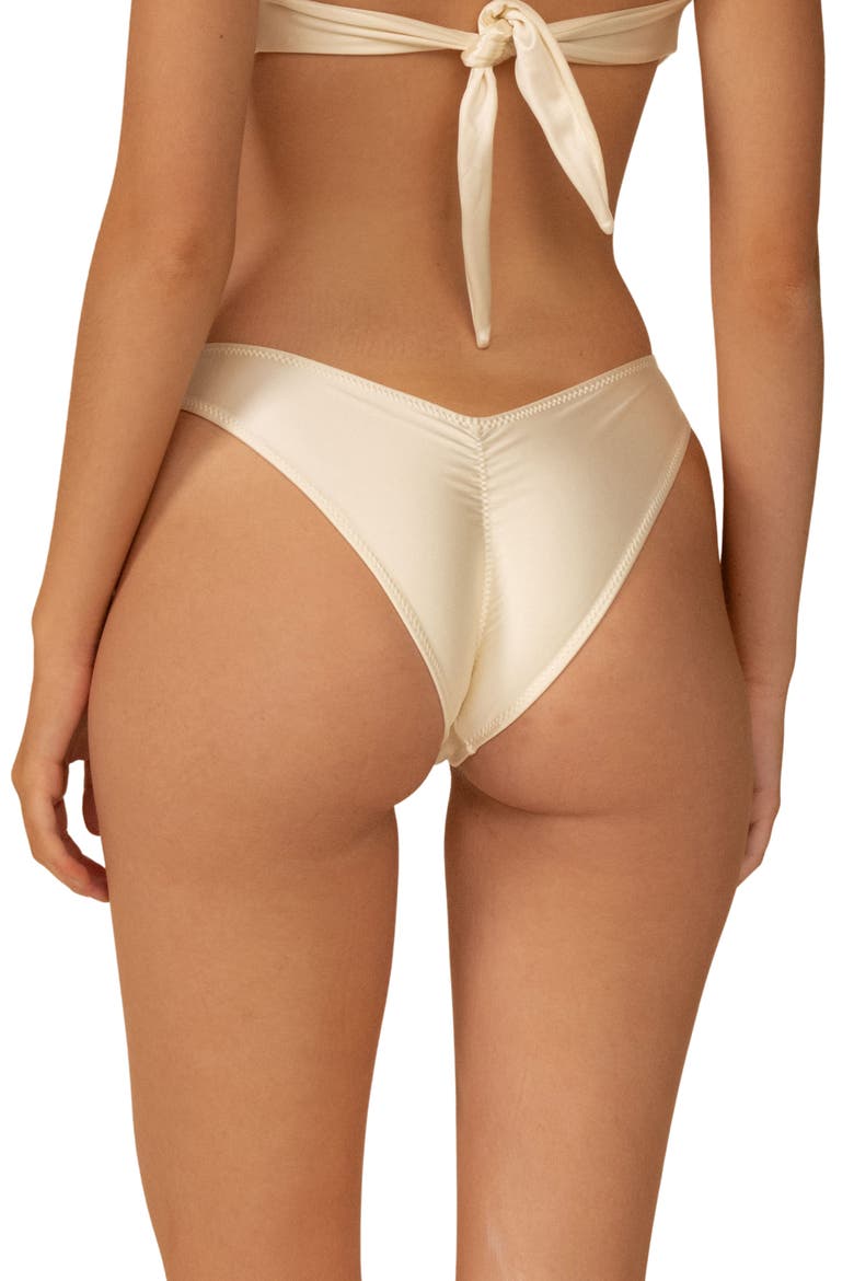 Cream Silkie Lulu Bikini Bottoms, Alternate, color, CREAM SILKIE