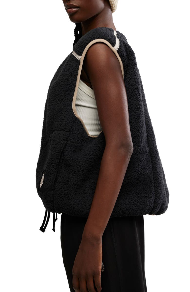 Free People FP Movement Mountain High Water Resistant Vest, Alternate, color, Black