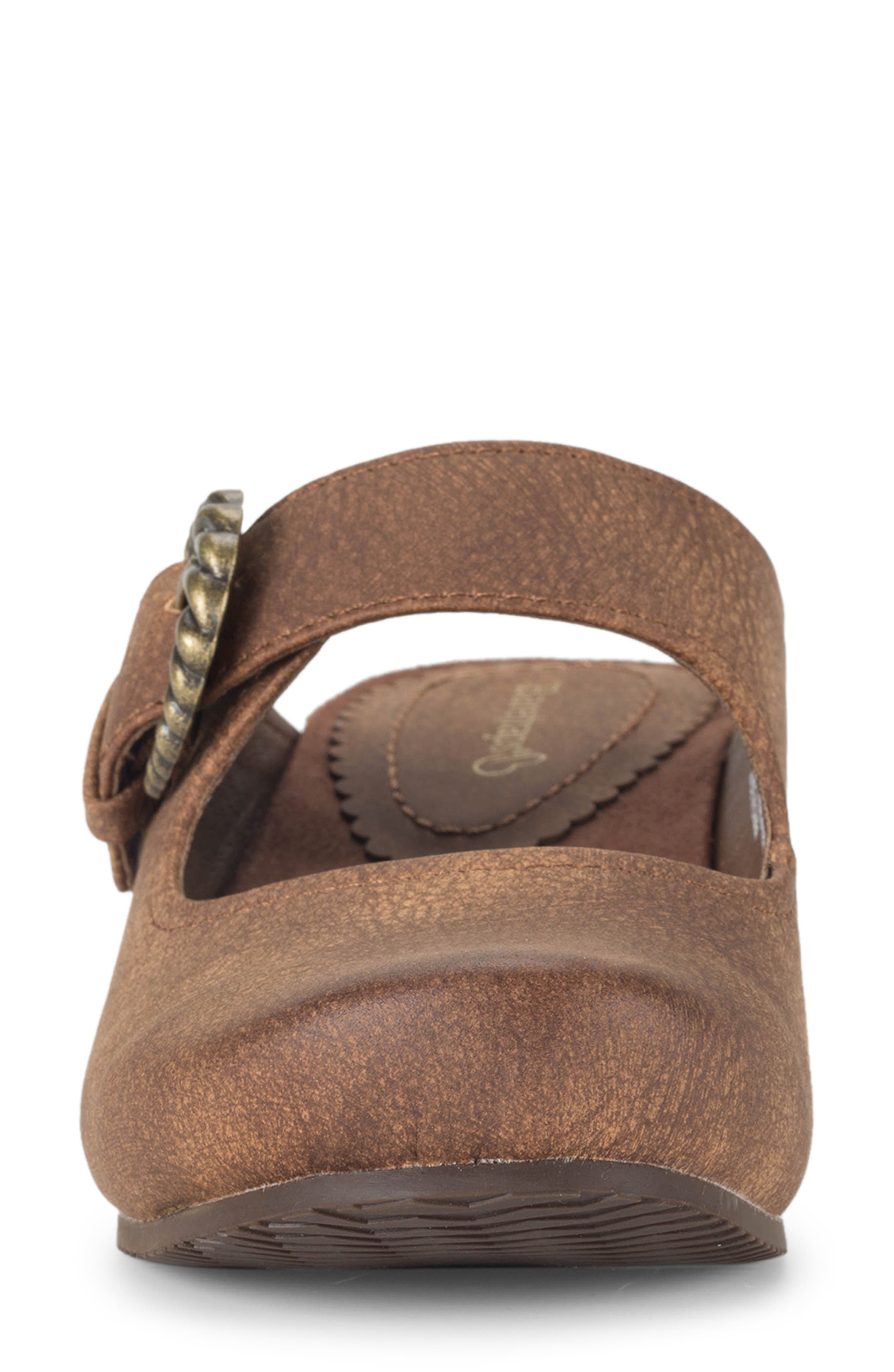 Luna Mary Jane Mule, Alternate, color, CASHEW