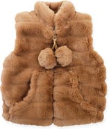 Widgeon Faux Fur Zip Front Vest