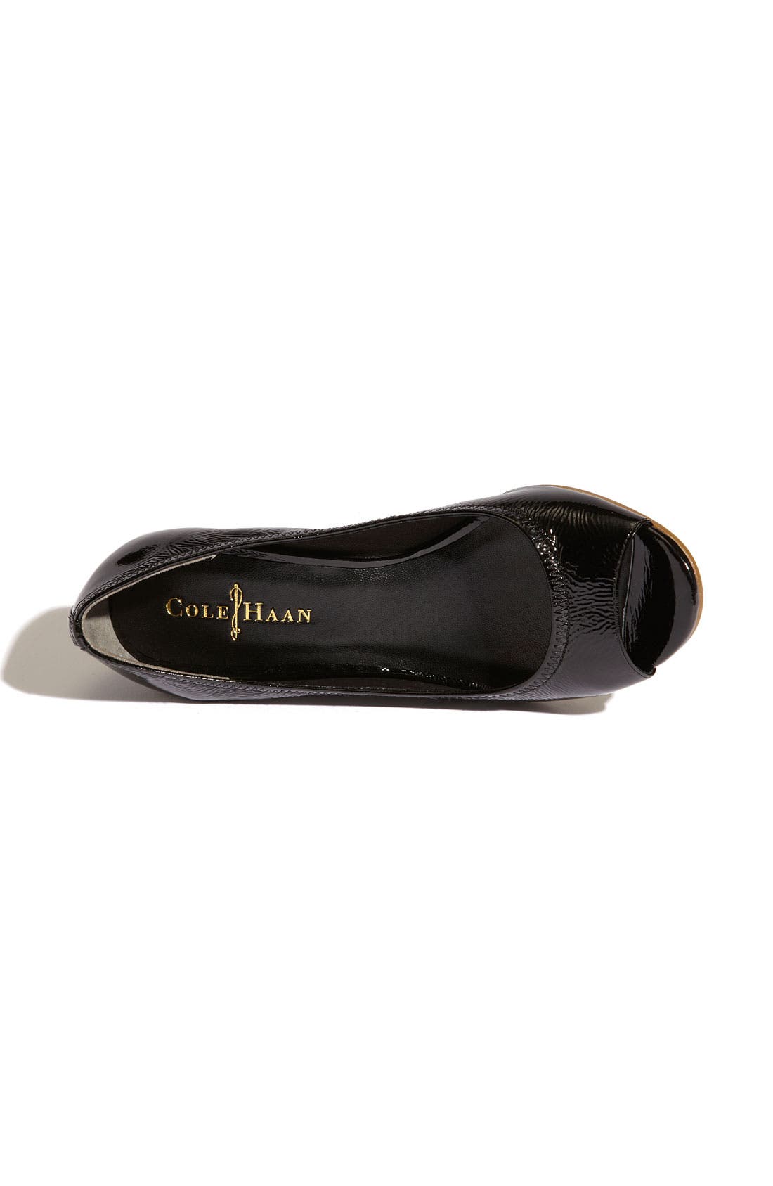'Air Tali' Wedge, Alternate, color, BLACK PATENT