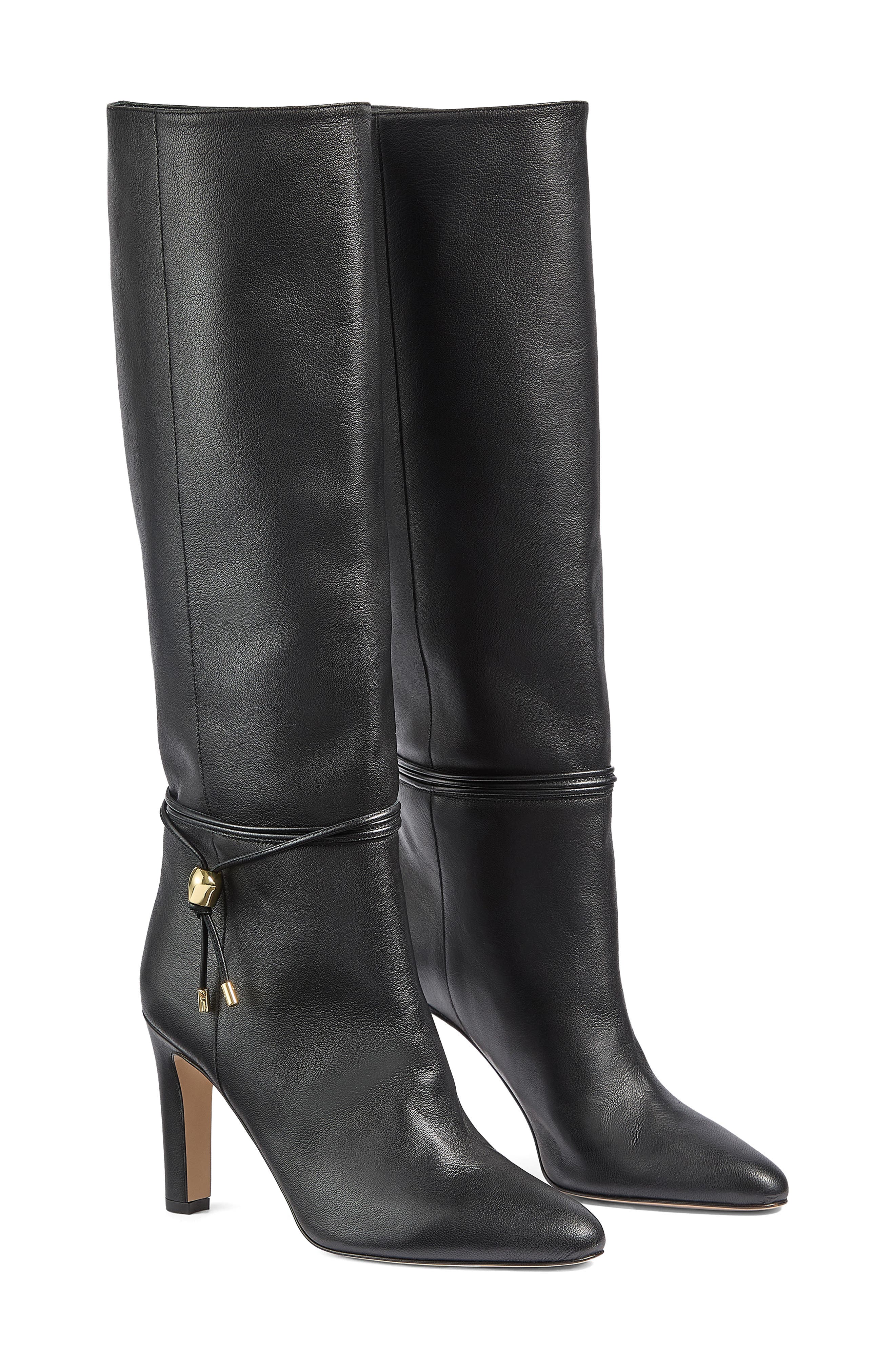 LK Bennett Loretta Knee HIgh Boot, Main, color, Black