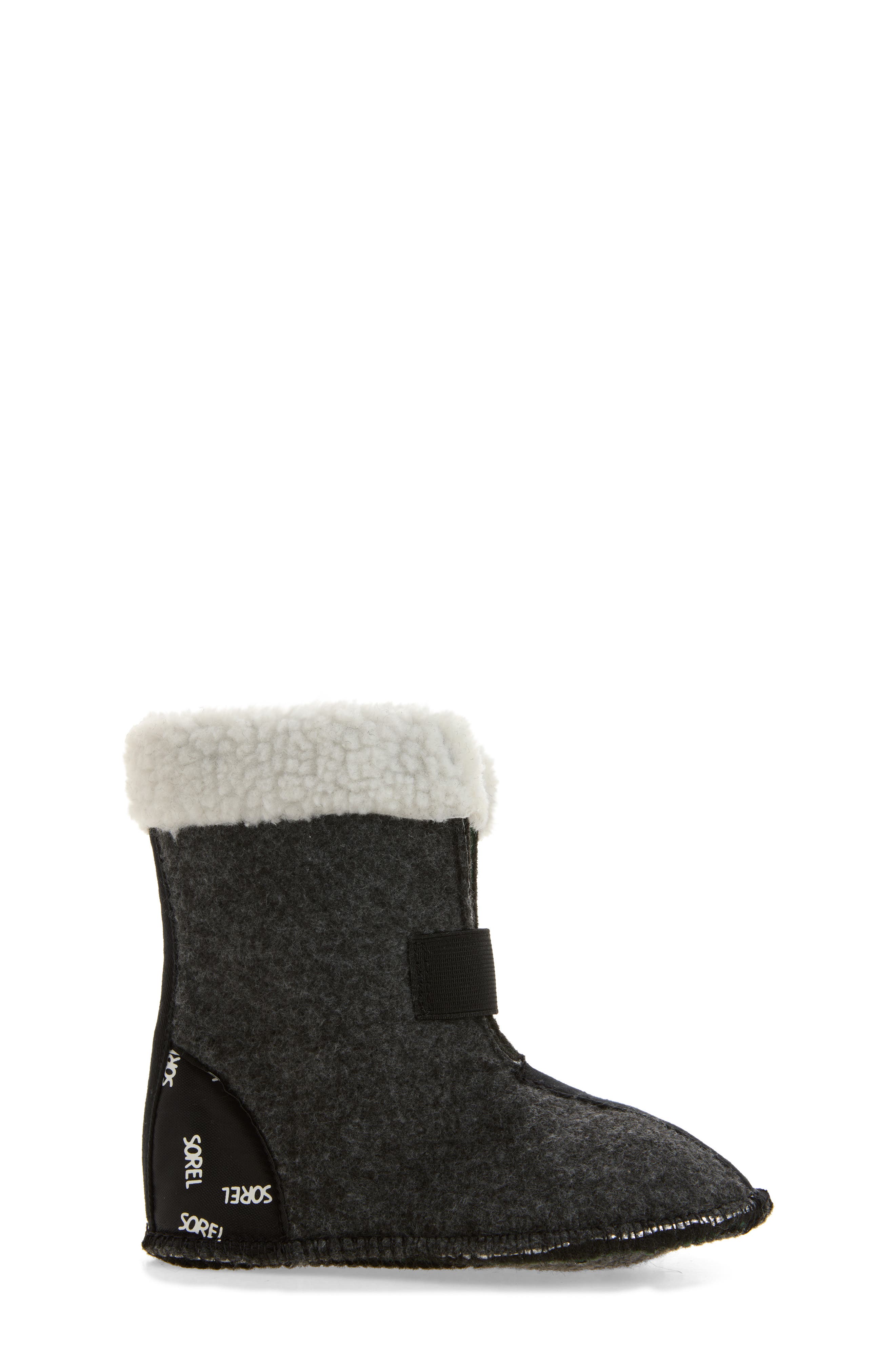 Kids' ThermoPlus Faux Fur Trim Boot Liner, Alternate, color, WINTER WHITE