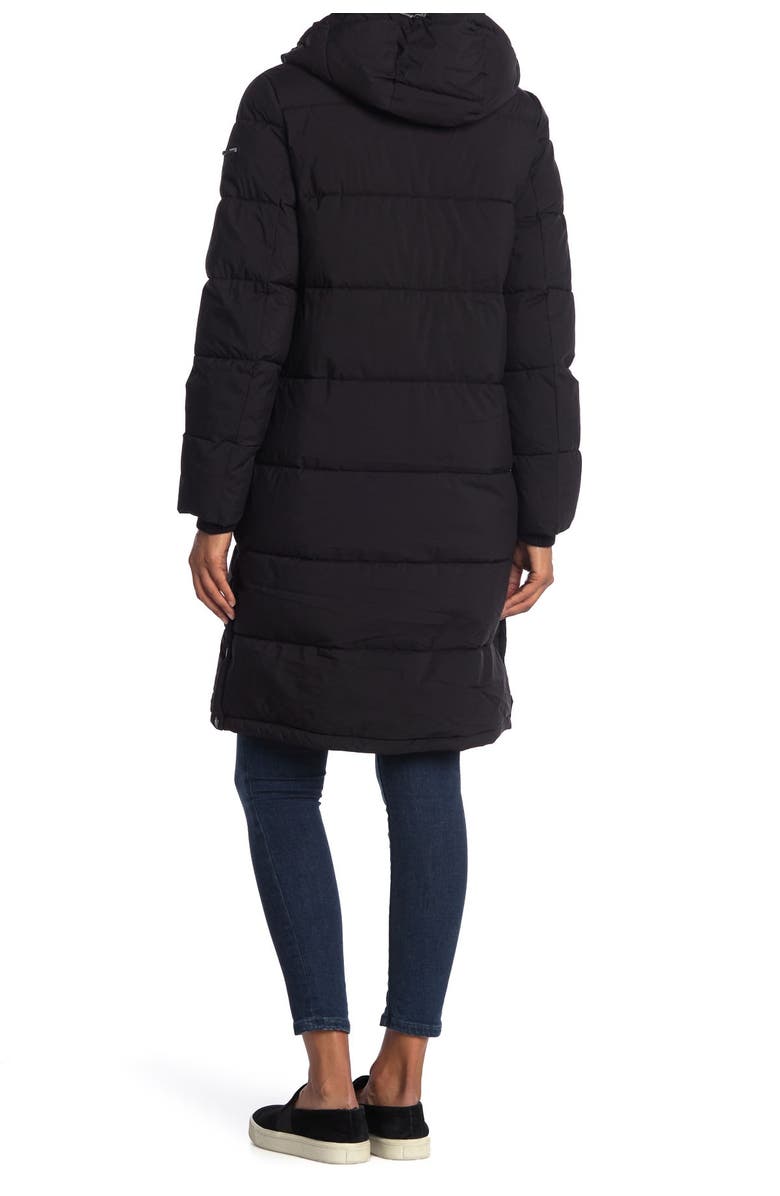 BCBG Long Eco Duvet Hooded Puffer Coat, Alternate, color,