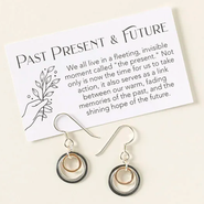 Uncommon Goods Past Present Future Earrings by Freshie and Zero
