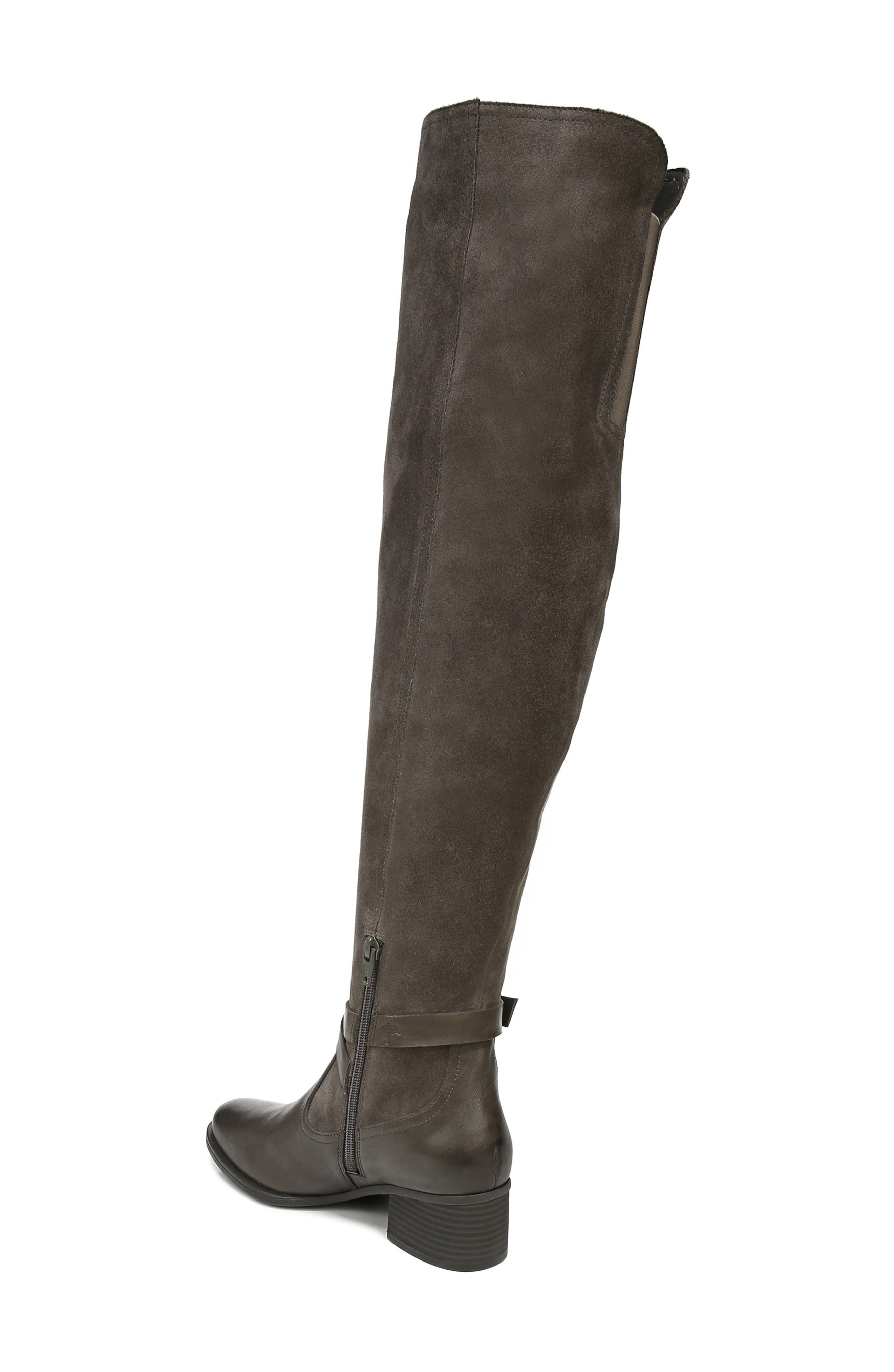 Denny Water Repellent Over the Knee Boot, Alternate, color, TAUPE SUEDE