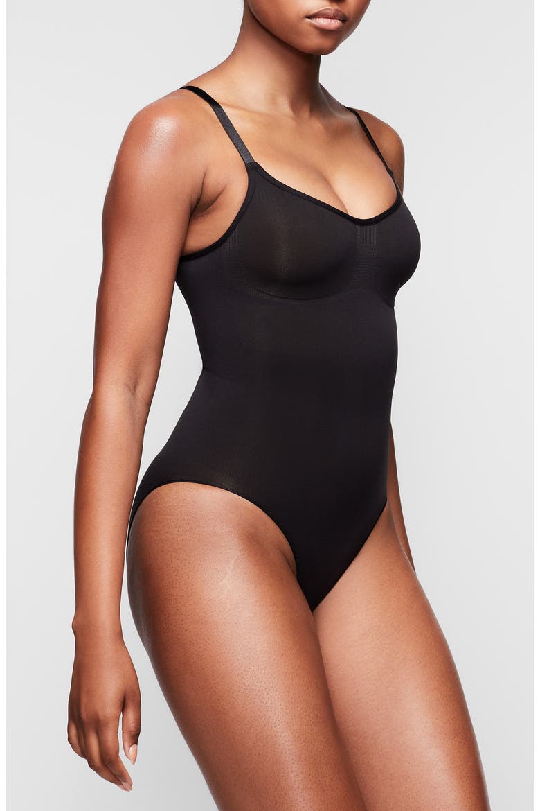 Sculpting Bodysuit, Alternate, color, ONYX
