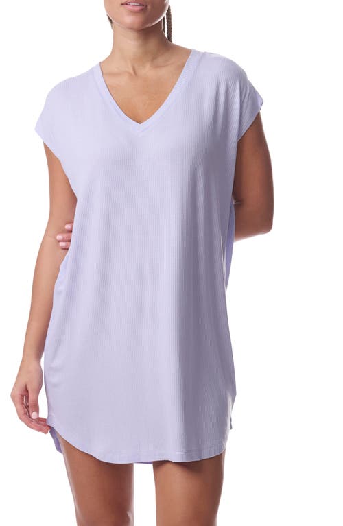 Shop Splendid Short Sleeve Nightgown In Cosmic Sky