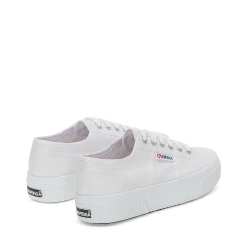 Superga 2740 Platform Sneakers In White