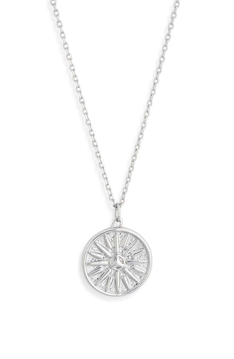 Leith Sun Disc Pendant Necklace, Alternate, color, 