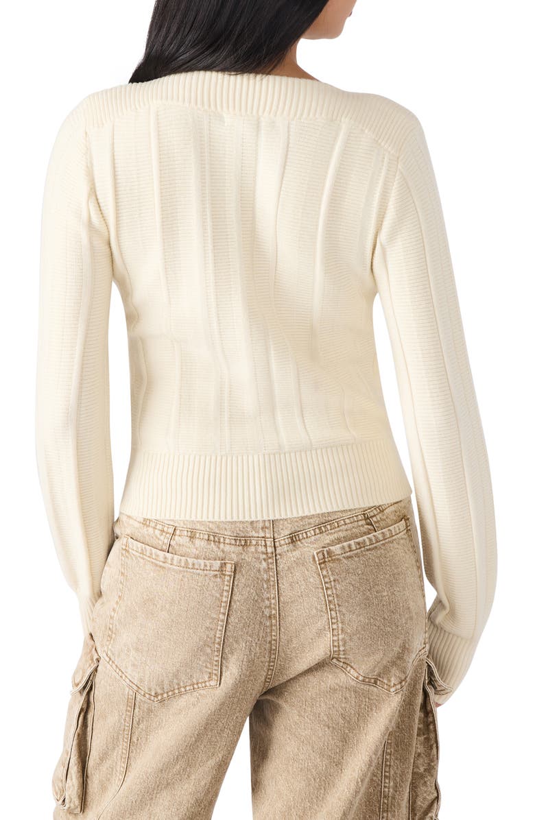 Steve Madden Serra Boat Neck Sweater, Alternate, color, Antique