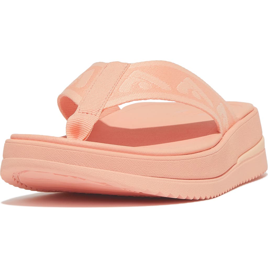 Fitflop Surff Webbing Toe Post Sandal In Blushy