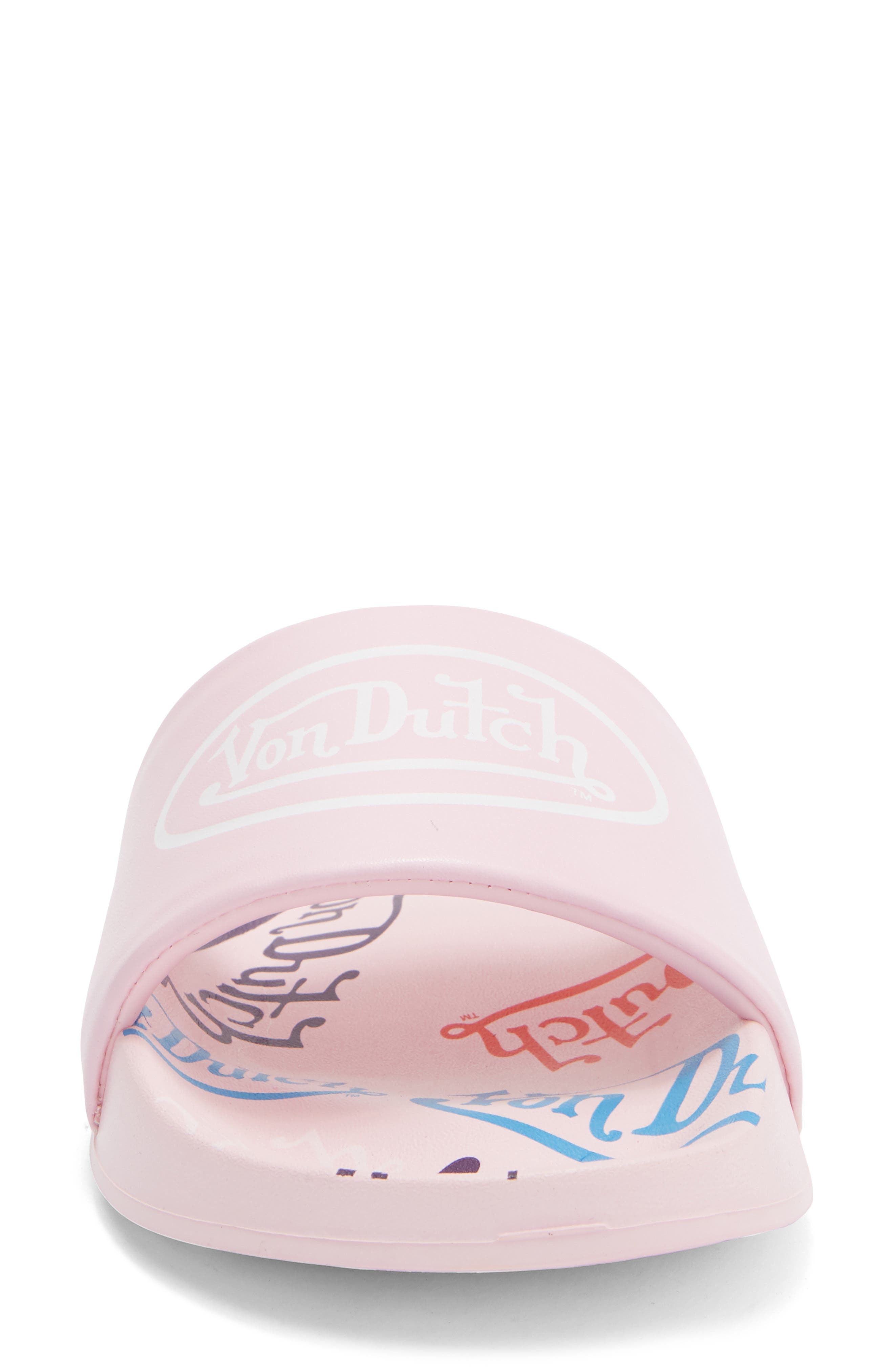 Von Dutch Vivi Slide Sandal, Alternate, color, Pink