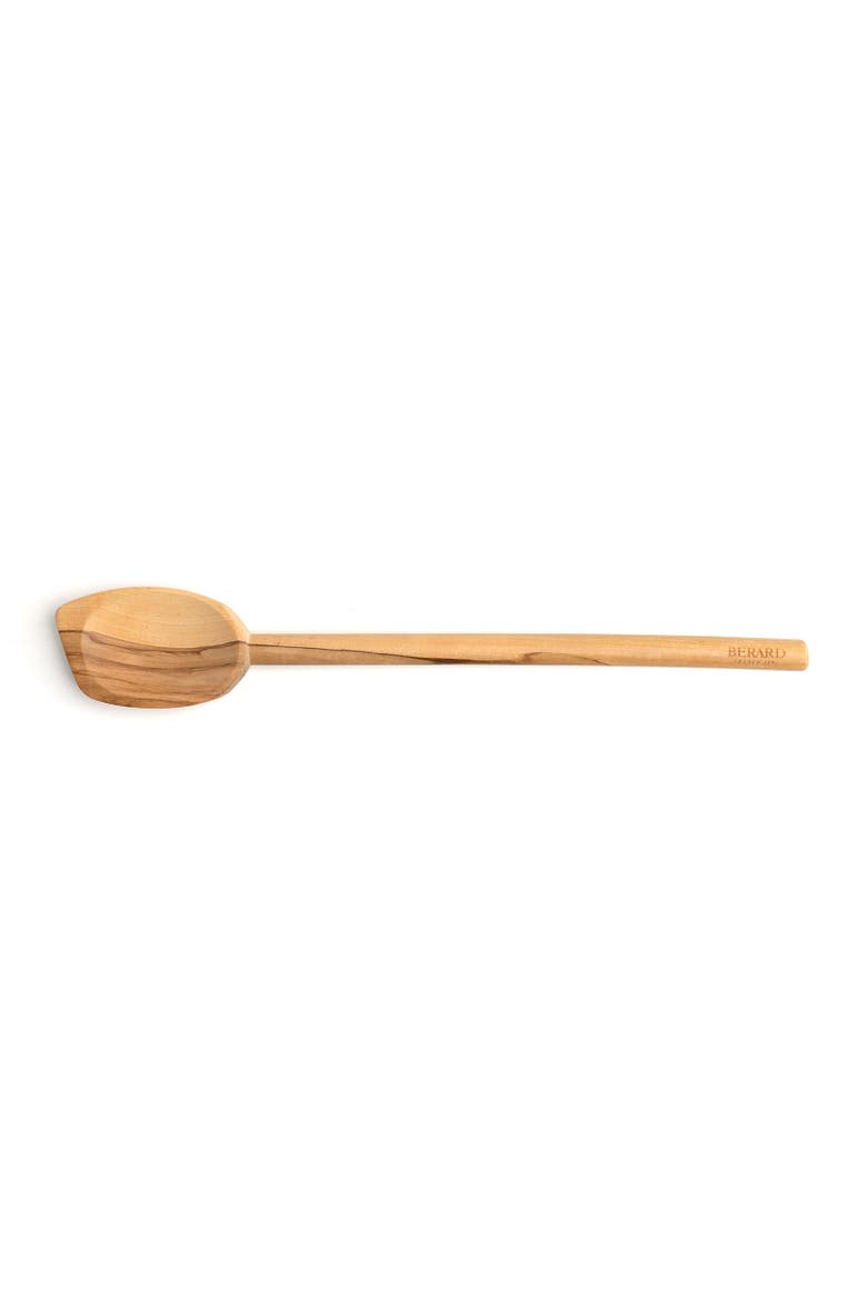 Handcrafted Olive Wood 12 Inch Pointed Spoon, Alternate, color, Brown