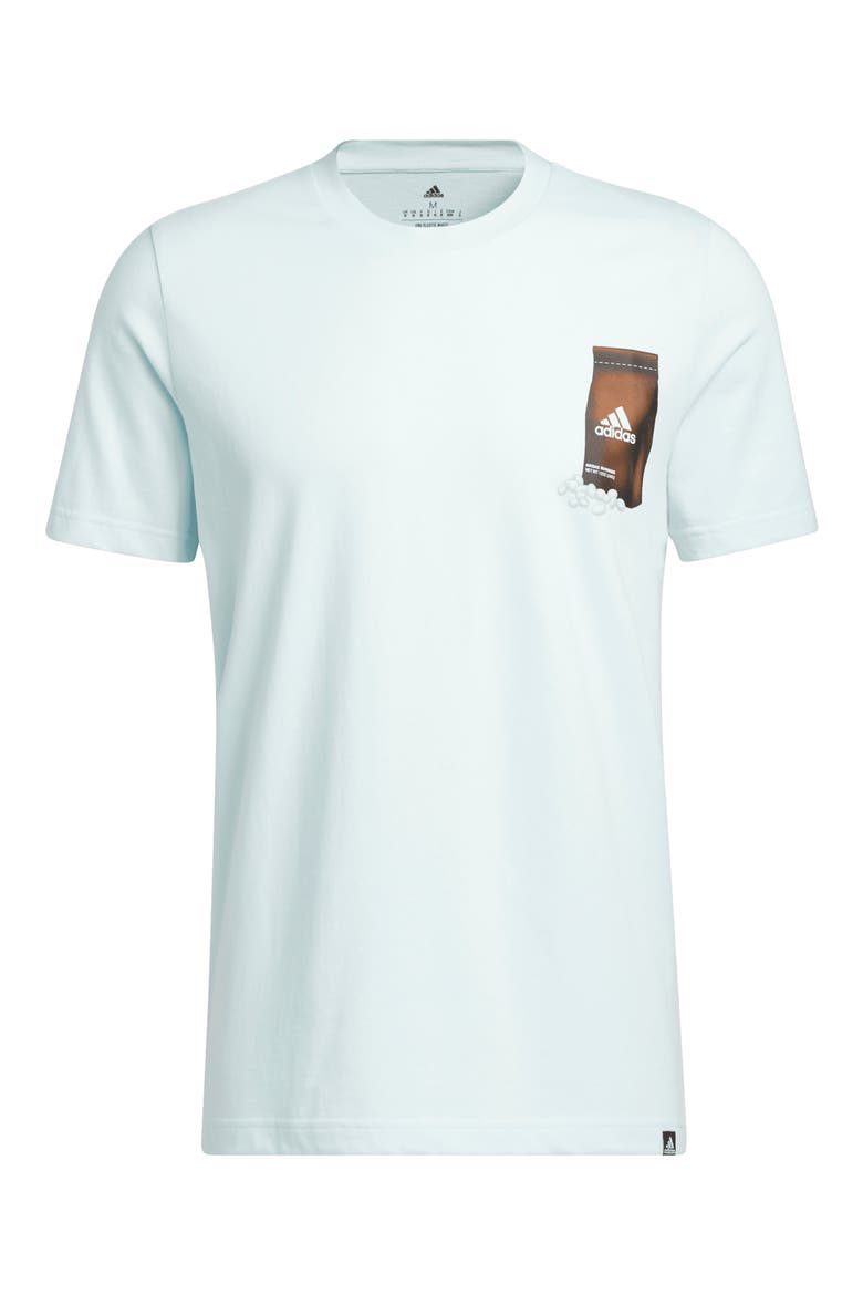 Coffee Graphic Tee, Alternate, color, ALMOST BLUE