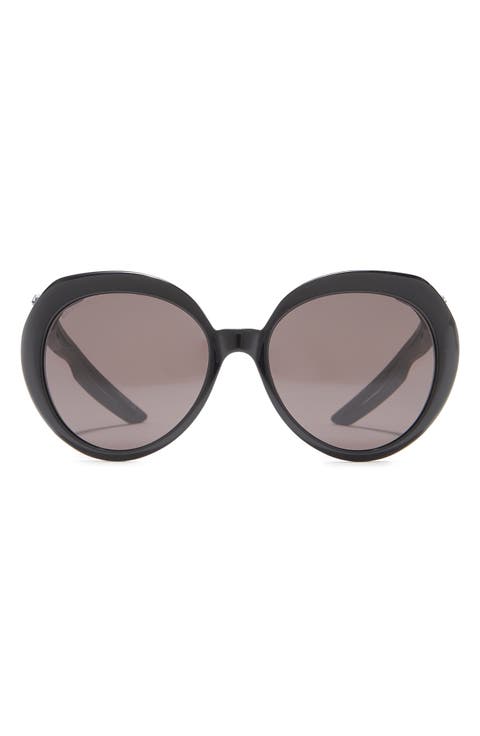 58mm Round Sunglasses