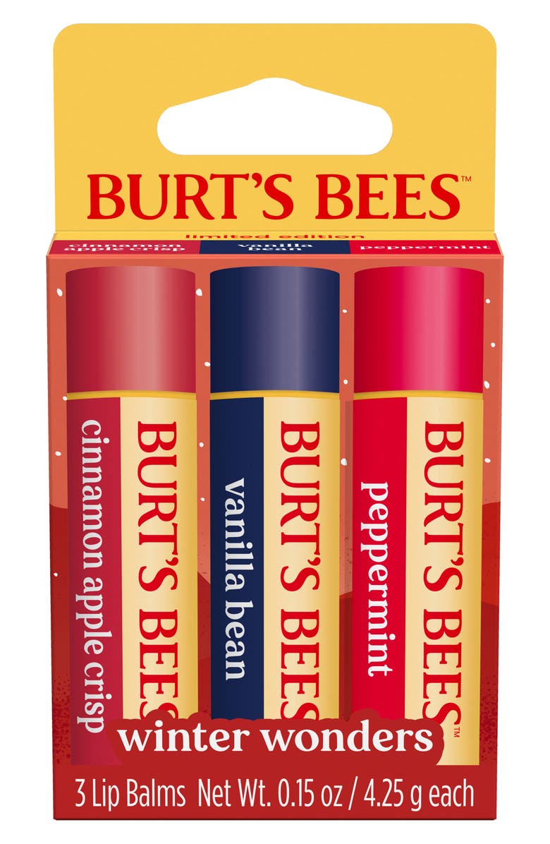 Burt's Bees Winter Wonderland Assorted Lip Balm Gift Set, Main, color, 