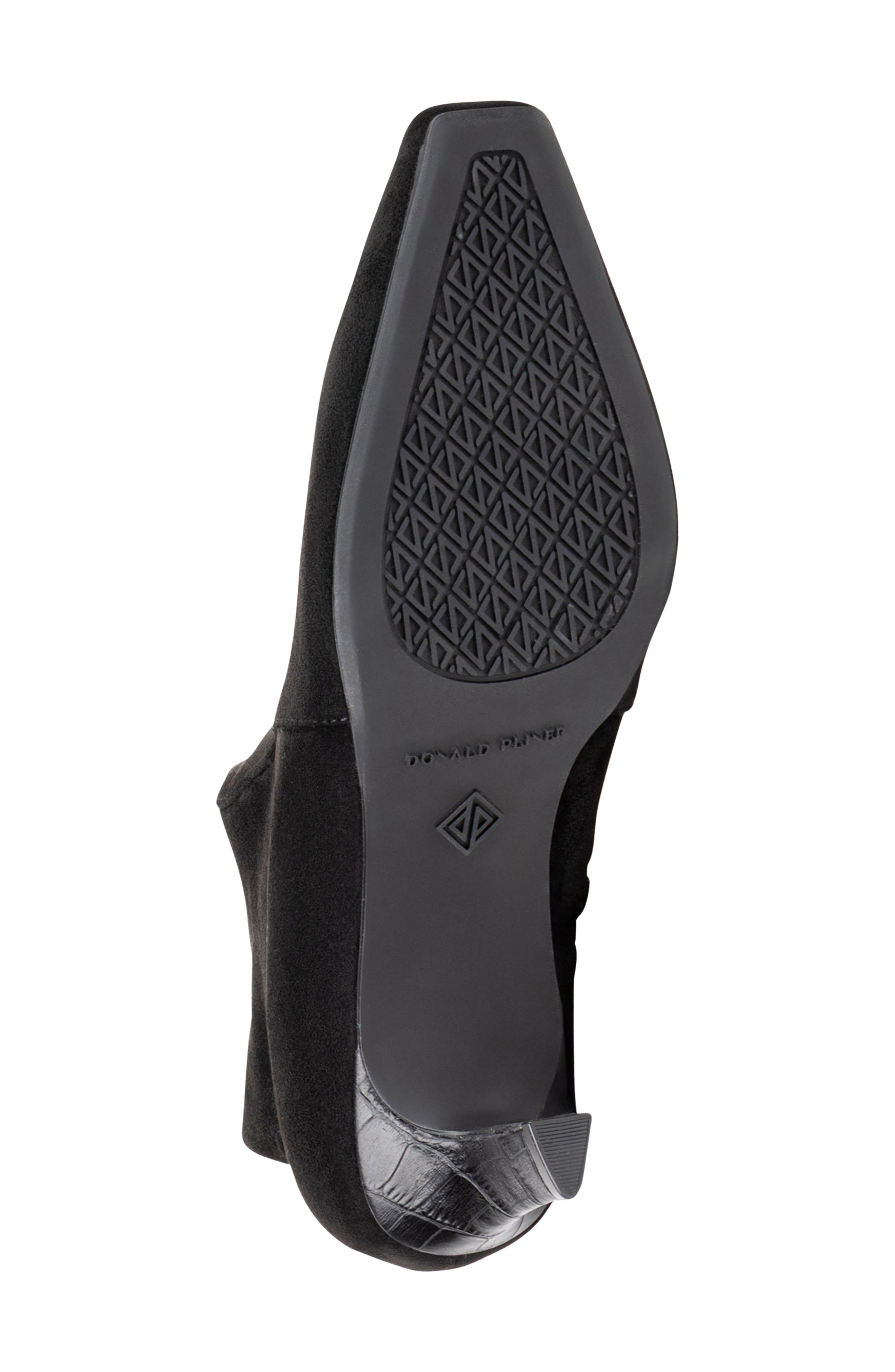 Donald Pliner Kitten Heel Knee High Boot, Alternate, color, Black