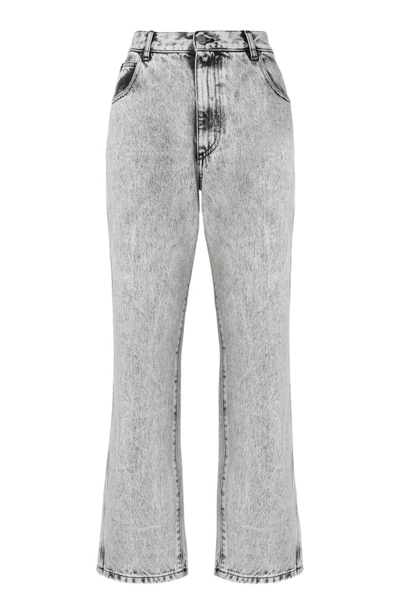 Missoni Five-pocket Mid-rise Bleached Denim Pants, Alternate, color, Black