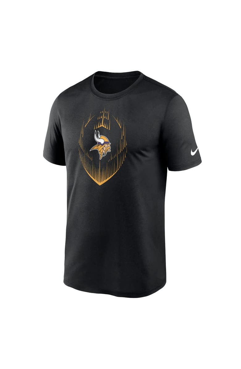 Nike Men's Nike Black Minnesota Vikings Primetime Legend Icon Performance T-Shirt, Alternate, color, 