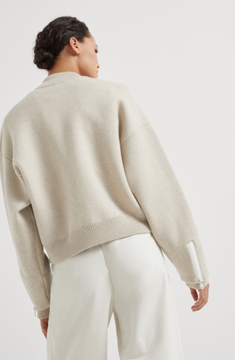 Brunello Cucinelli Double-knit outerwear, Alternate, color, 