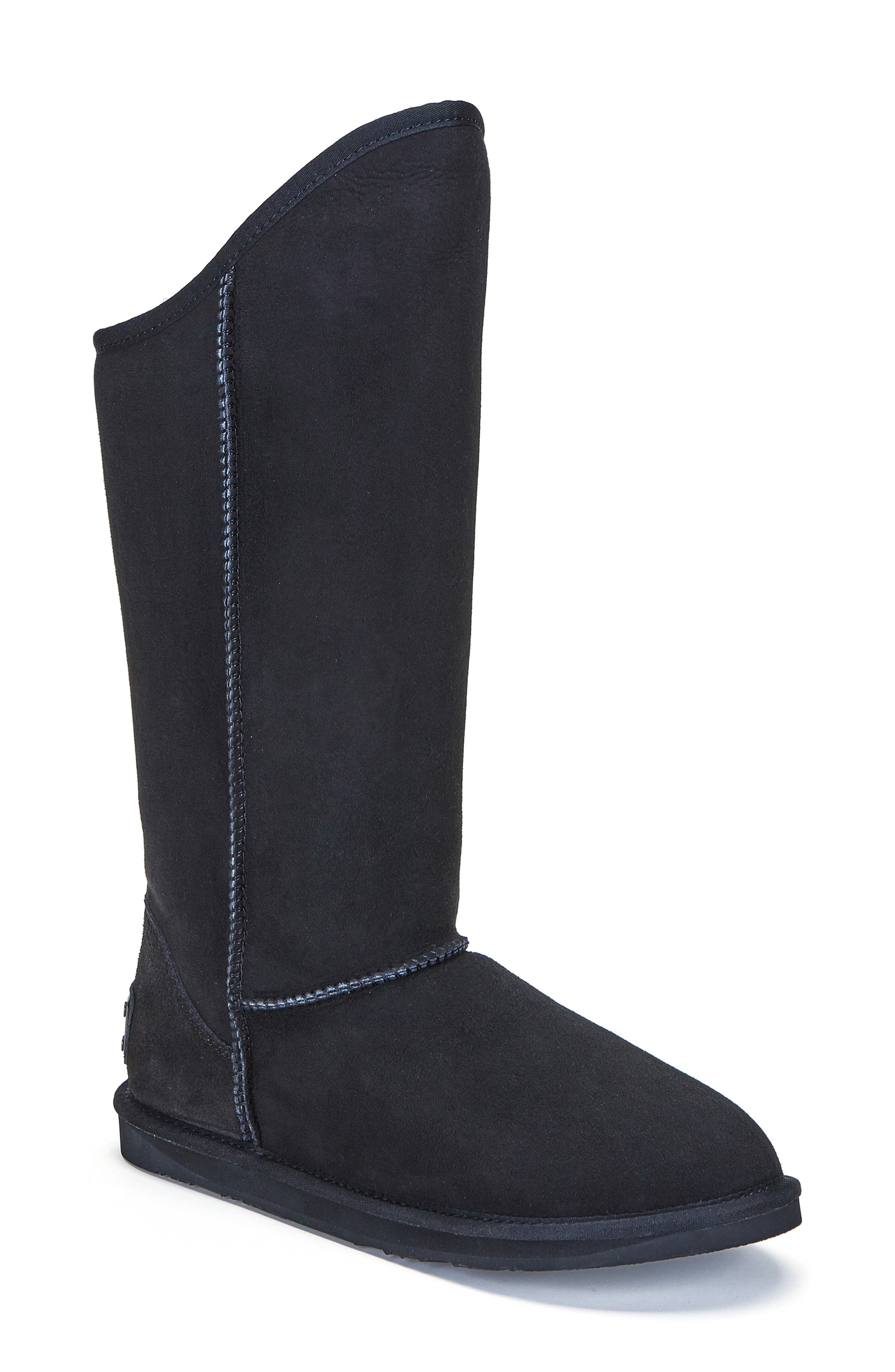Australia Luxe Collective Cosy Genuine Shearling Tall Boot, Main, color, Black