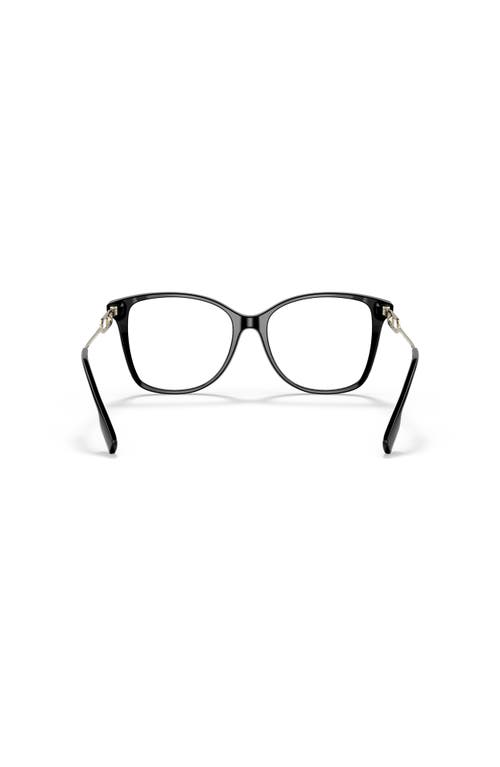 Burberry 54mm Square Optical Glasses In Black