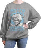 DOLLY PARTON Junior's Groovy Frame Badge Sweatshirt