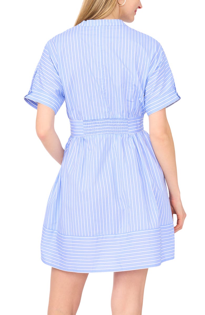 Ted Baker V-Neck Mini Dress, Alternate, color, Serenity