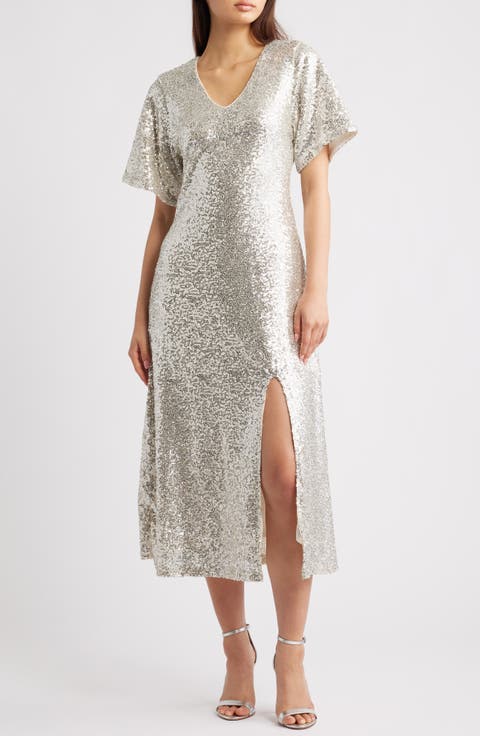 Ihfauca Sequin Maxi Dress