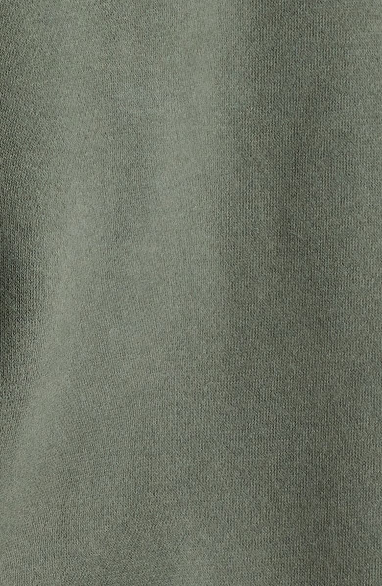 HAPPY CAMP3R Logo Appliqué Mock Neck Graphic Sweatshirt, Alternate, color, Olive