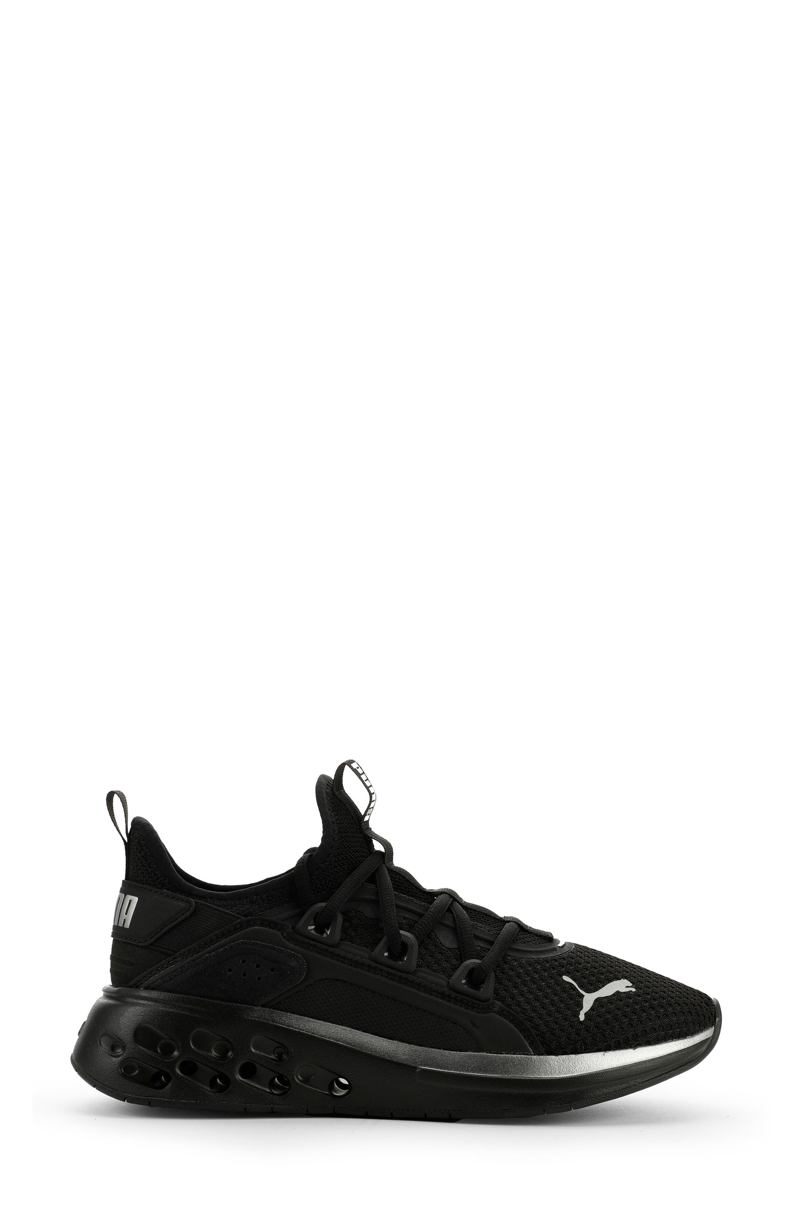 PUMA Softride Frequence Street Sneaker, Alternate, color, Puma Black-Puma Silver