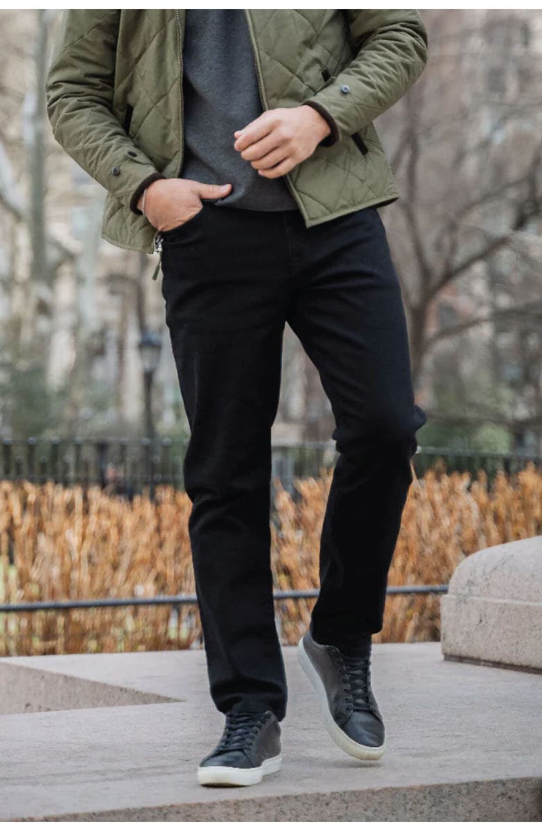 Peter Manning Johnny Stretch Jeans Slim Fit, Alternate, color, Black