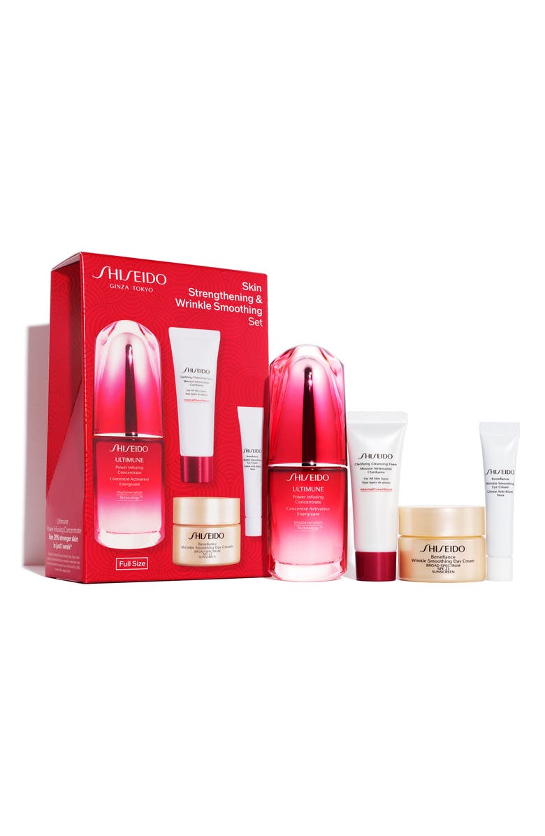 Shiseido Skin Strengthening & Wrinkle Smoothing Set, Alternate, color,