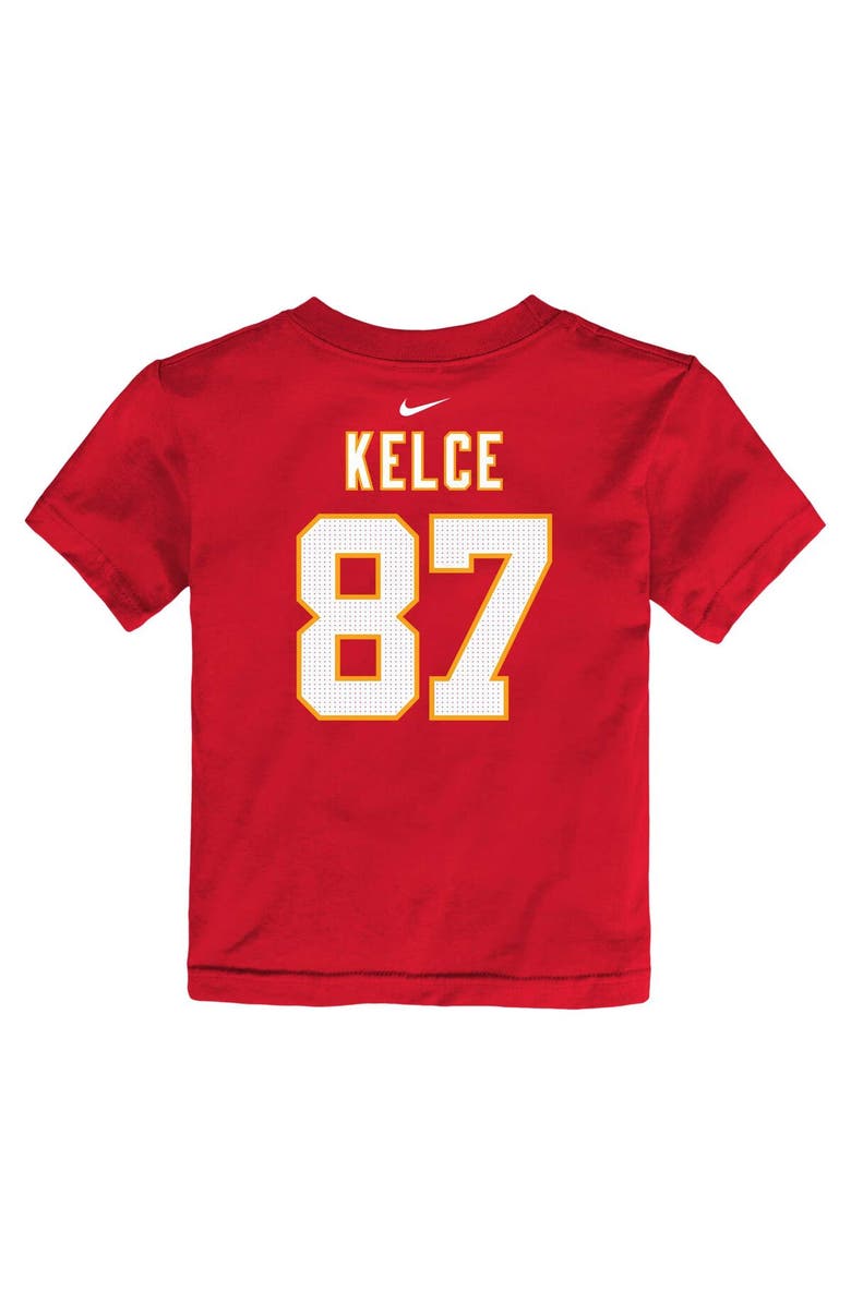 Nike Toddler Nike Travis Kelce Red Kansas City Chiefs Player Name & Number T-Shirt, Alternate, color, Red