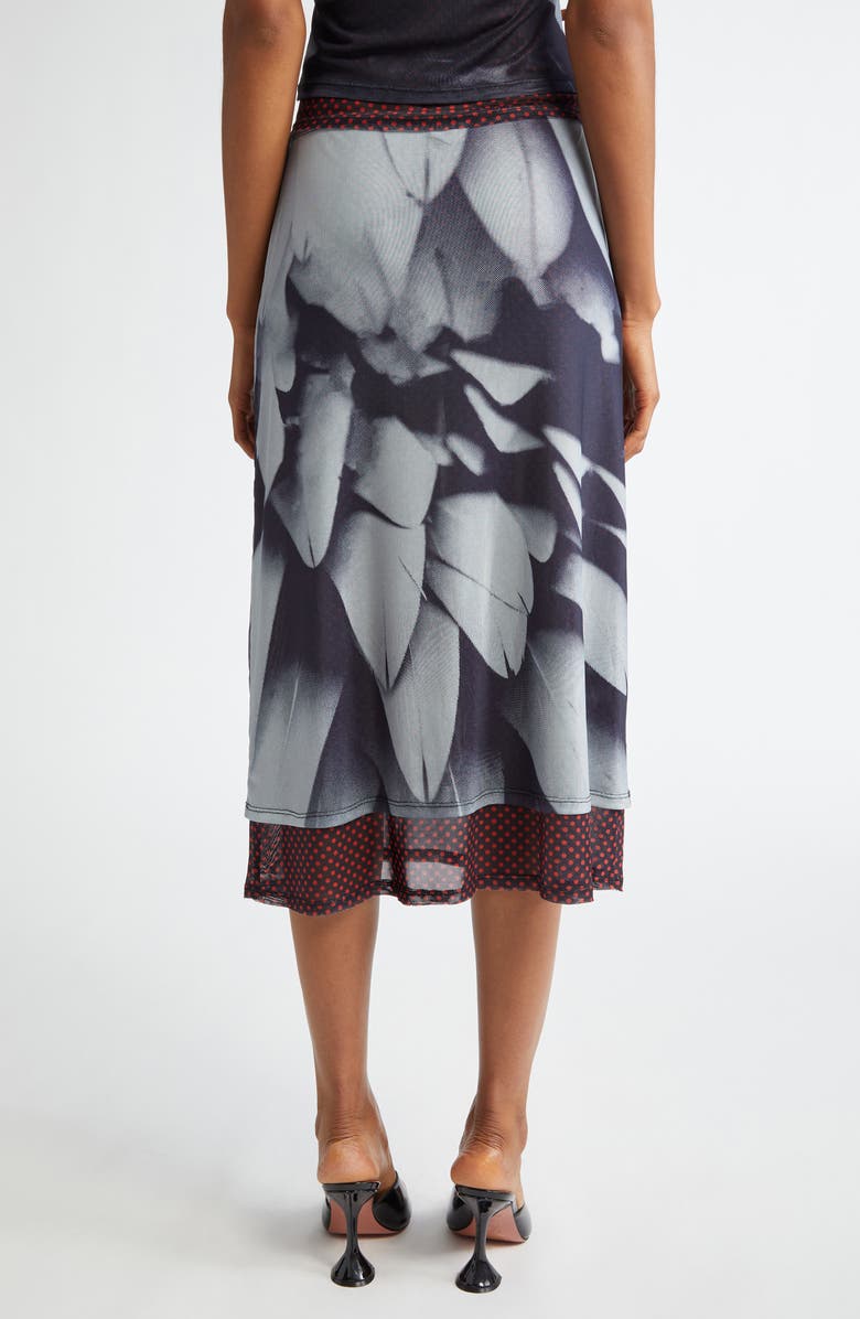 Miaou Maria Tiered Midi Skirt, Alternate, color, 
