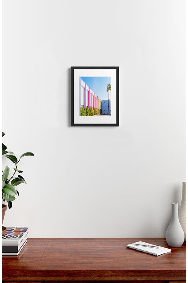 Hue Framed Art Print, Alternate, color, BLUE