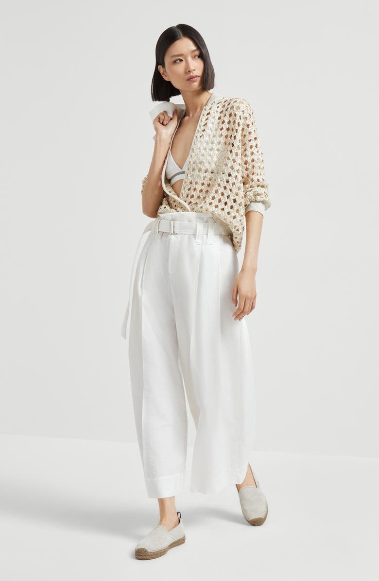 Brunello Cucinelli Dazzling Embroidery bomber, Alternate, color, 