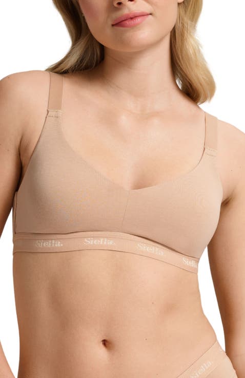 Organic Cotton V-Neck Bra