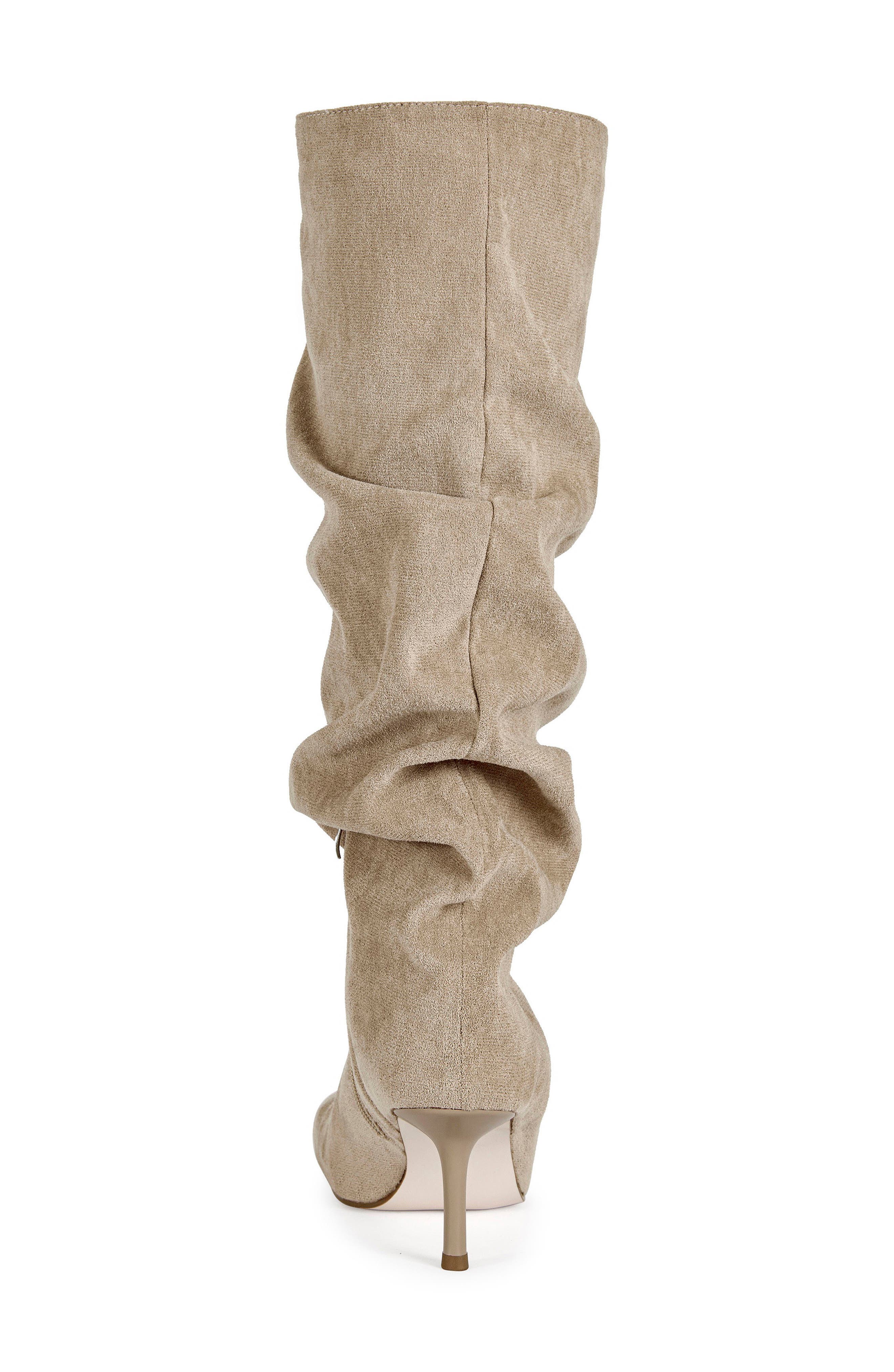 AZALEA WANG Randall Knee High Boot, Alternate, color, Beige