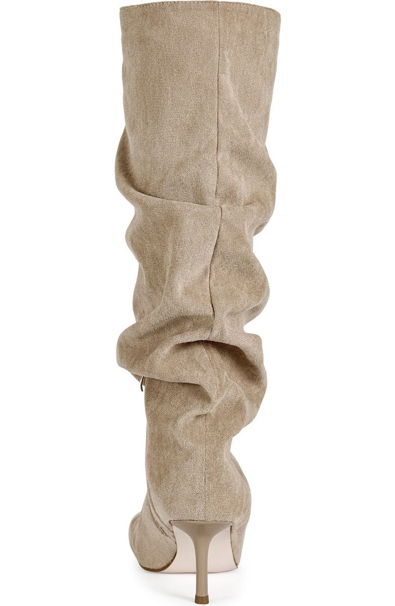 AZALEA WANG Randall Knee High Boot, Alternate, color, Beige