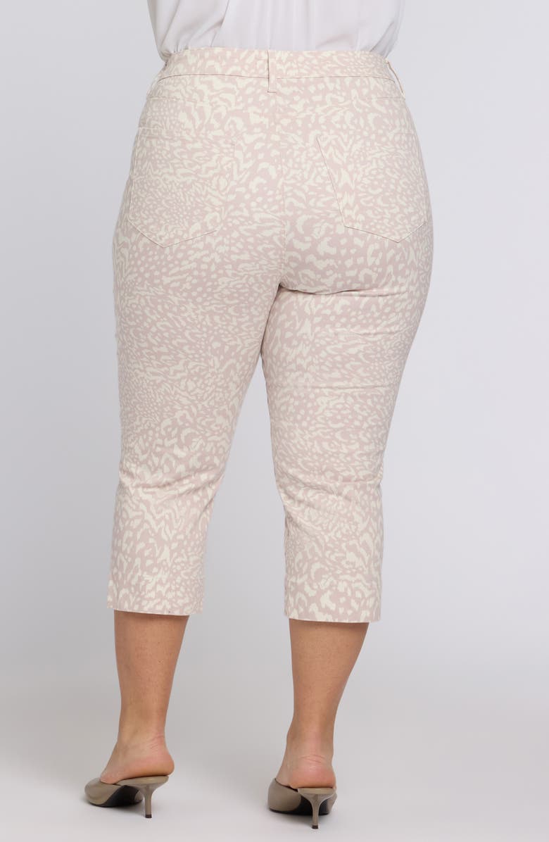 NYDJ Marilyn Crop Straight Leg Jeans, Alternate, color, Snow Leopard