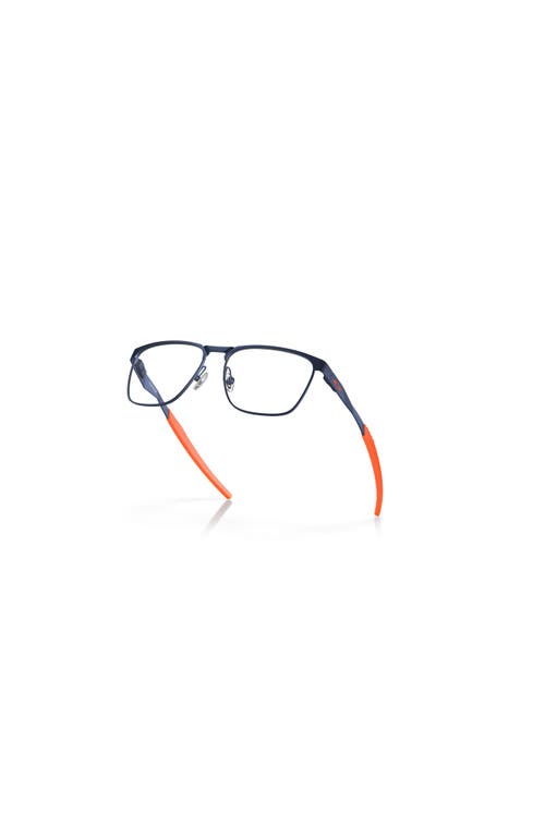 Oakley 49mm Rectangle Optical Glasses In Blue