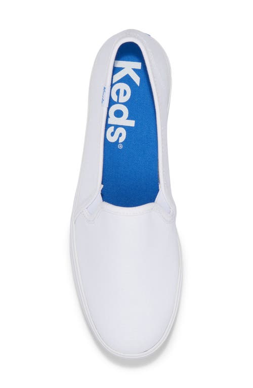 Keds ® Point Platform Slip-on Sneaker In White